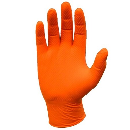 Ad Trustee Protective Industr. Disposable Gloves, 7 mil Palm, Nitrile, L, 10 PK 2940/L